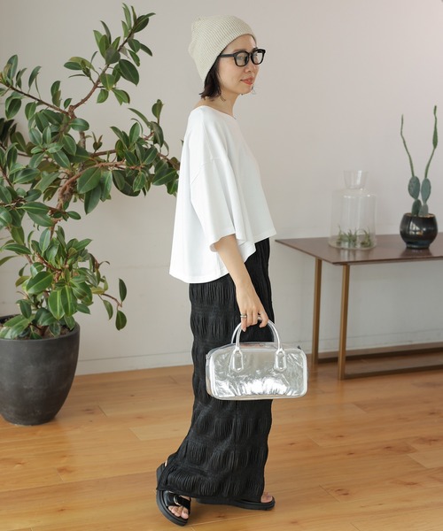 LEPSIM（レプシィム）の「ラメシャーリングスカート　122060（スカート・レディース・ベージュ/グレー/ブラック・FREE）」の20枚目の写真