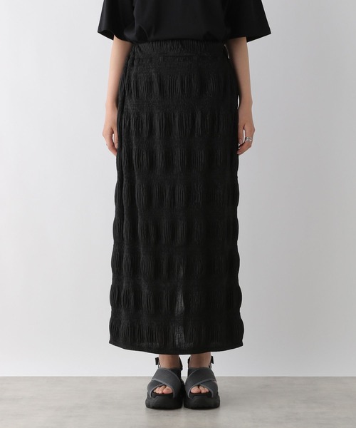 LEPSIM（レプシィム）の「ラメシャーリングスカート　122060（スカート・レディース・ベージュ/グレー/ブラック・FREE）」の16枚目の写真