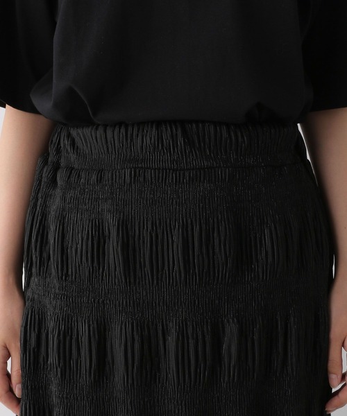 LEPSIM（レプシィム）の「ラメシャーリングスカート　122060（スカート・レディース・ベージュ/グレー/ブラック・FREE）」の13枚目の写真