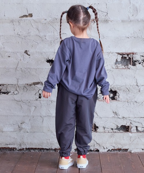 BIG FIELD（ビッグフィールド）の「ナイロン切り替えロングパンツ（その他パンツ・キッズ・ネイビー/パープル/チャコール/バイオレット/ブルー・100/95/90/80/110/150/140/130/120）」の12枚目の写真