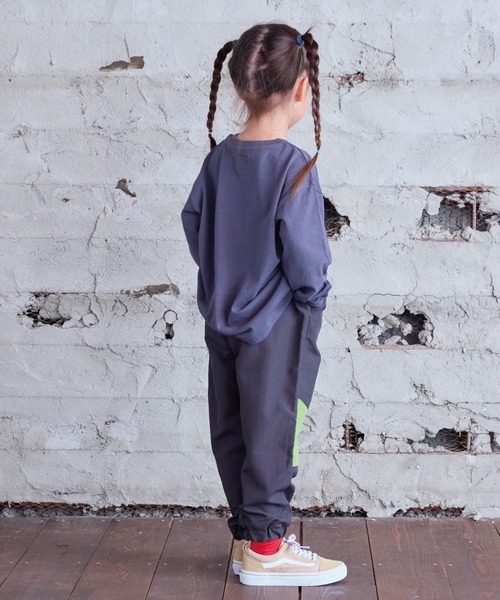 BIG FIELD（ビッグフィールド）の「ナイロン切り替えロングパンツ（その他パンツ・キッズ・ネイビー/パープル/チャコール/バイオレット/ブルー・100/95/90/80/110/150/140/130/120）」の13枚目の写真