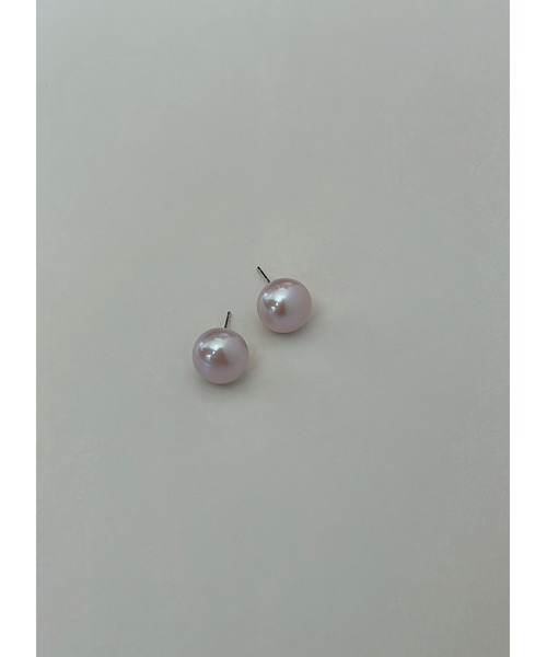 tone（トーン）の「【juna】淡水パールピアス(MA)（ピアス（両耳用）・レディース・シルバー・FREE）」の2枚目の写真