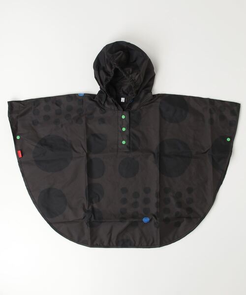 392 plusm(サンキューニプリュスエム)の「tr:392plusm サンキューニ プリュス エム:maru poncho マル ドット キッズポンチョ(レインコート/ポンチョ・キッズ・ブラウン/レッド/ネイビー/イエロー/カーキ/ブラック・M/S)」の14枚目の写真