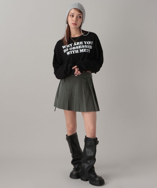 FOREVER 21(フォーエバー トゥエンティーワン)の「【2024FW】プリーツレイヤードミニスカート(スカート・レディース・ブラック/グレー・SMALL/MEDIUM)」の6枚目の写真