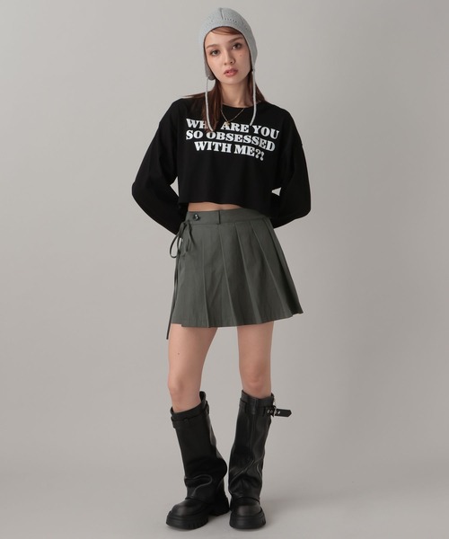 FOREVER 21(フォーエバー トゥエンティーワン)の「【2024FW】プリーツレイヤードミニスカート(スカート・レディース・ブラック/グレー・SMALL/MEDIUM)」の5枚目の写真