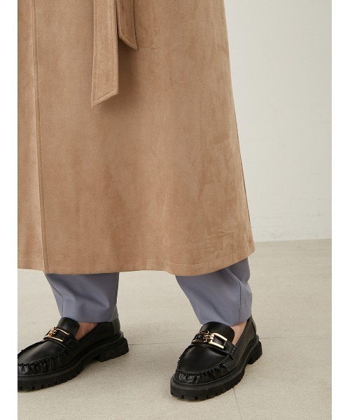 Mila Owen（ミラオーウェン）の「共ベルト付きオーバーサイズ