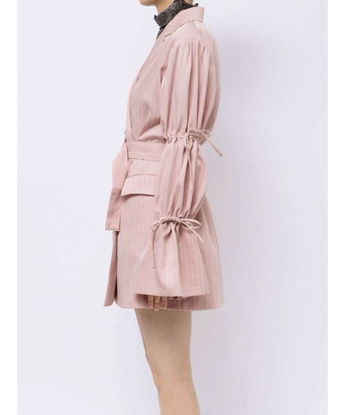 jouetie（ジュエティ）の「スリーブリボンジャケットミニワンピース【セットアップ対応】（ワンピース・レディース・ブラック/ピンク/グレー・MEDIUM）」の21枚目の写真