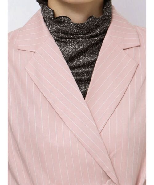 jouetie（ジュエティ）の「スリーブリボンジャケットミニワンピース【セットアップ対応】（ワンピース・レディース・ブラック/ピンク/グレー・MEDIUM）」の19枚目の写真