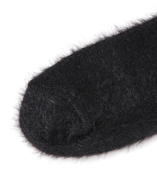 BAYFLOW(ベイフロー)の「シャギークシュリブソックス(ソックス/靴下・レディース・チャコール/ベージュ/ブルー/ブラック・FREE)」の7枚目の写真