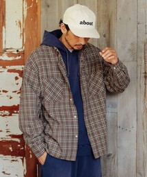 B:MING by BEAMS（ビーミングバイビームス）の「コットン チェック ダブルポケット シャツ（シャツ/ブラウス・メンズ）」