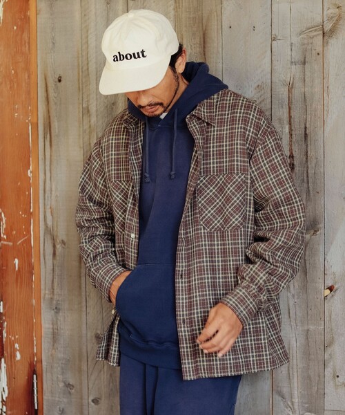 B:MING by BEAMS（ビーミングバイビームス）の「コットン チェック ダブルポケット シャツ（シャツ/ブラウス・メンズ・ネイビー/ブラウン・SMALL/MEDIUM/LARGE/X-LARGE）」の8枚目の写真