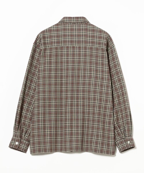 B:MING by BEAMS（ビーミングバイビームス）の「コットン チェック ダブルポケット シャツ（シャツ/ブラウス・メンズ・ネイビー/ブラウン・SMALL/MEDIUM/LARGE/X-LARGE）」の21枚目の写真
