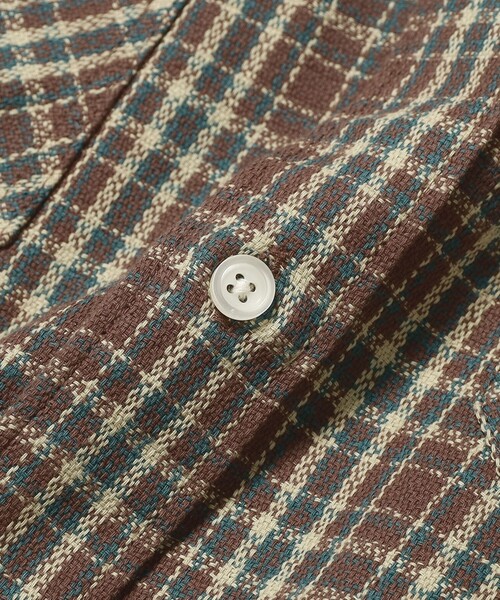 B:MING by BEAMS（ビーミングバイビームス）の「コットン チェック ダブルポケット シャツ（シャツ/ブラウス・メンズ・ネイビー/ブラウン・SMALL/MEDIUM/LARGE/X-LARGE）」の22枚目の写真