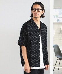 B:MING by BEAMS（ビーミングバイビームス）の「ジオメトリック リラックスフィット オープンカラー シャツ（シャツ/ブラウス・メンズ）」