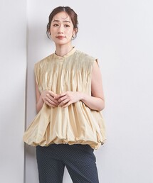 UNITED ARROWS | タフタ シャーリング プリーツ ブラウス(シャツ/ブラウス)