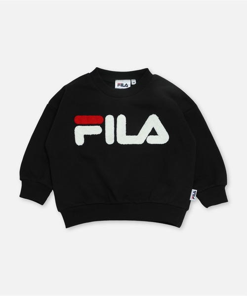 FILA(フィラ)の「FILA / フィラ ロゴトレーナー(スウェット・キッズ・I/G/B/H/A/F/E/C/D・130cm/120cm/110cm/100cm/90cm/80cm)」の2枚目の写真