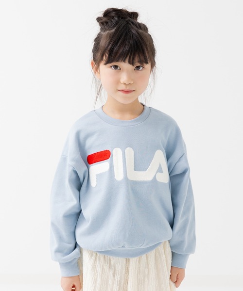 FILA(フィラ)の「FILA / フィラ ロゴトレーナー(スウェット・キッズ・I/G/B/H/A/F/E/C/D・130cm/120cm/110cm/100cm/90cm/80cm)」の3枚目の写真