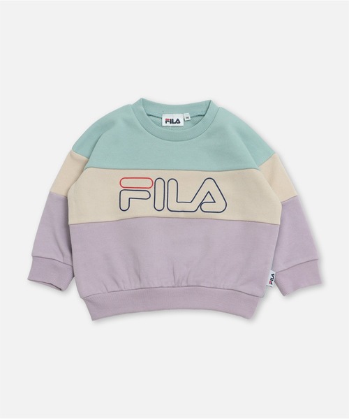 FILA(フィラ)の「FILA / フィラ ロゴトレーナー(スウェット・キッズ・I/G/B/H/A/F/E/C/D・130cm/120cm/110cm/100cm/90cm/80cm)」の4枚目の写真