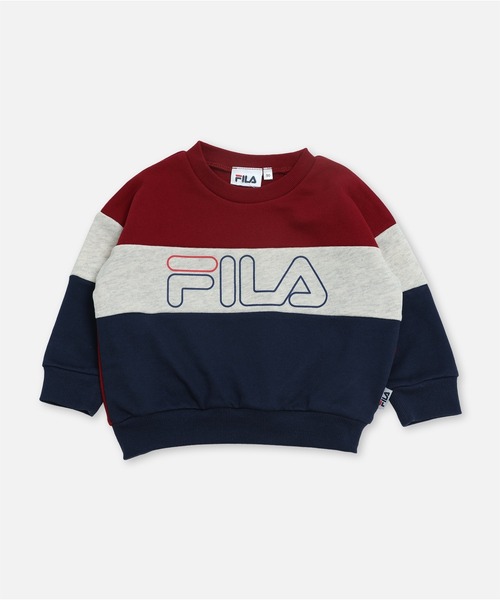 FILA(フィラ)の「FILA / フィラ ロゴトレーナー(スウェット・キッズ・I/G/B/H/A/F/E/C/D・130cm/120cm/110cm/100cm/90cm/80cm)」の6枚目の写真