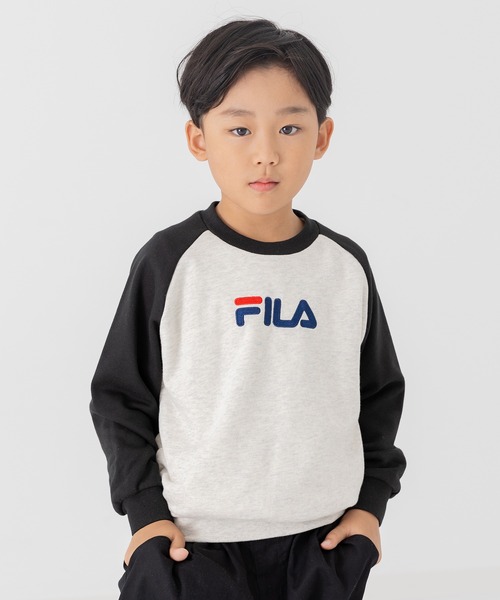 FILA(フィラ)の「FILA / フィラ ロゴトレーナー(スウェット・キッズ・I/G/B/H/A/F/E/C/D・130cm/120cm/110cm/100cm/90cm/80cm)」の7枚目の写真