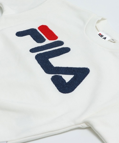 FILA(フィラ)の「FILA / フィラ ロゴトレーナー(スウェット・キッズ・I/G/B/H/A/F/E/C/D・130cm/120cm/110cm/100cm/90cm/80cm)」の18枚目の写真