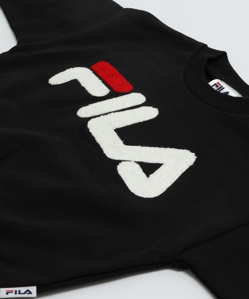FILA(フィラ)の「FILA / フィラ ロゴトレーナー(スウェット・キッズ・I/G/B/H/A/F/E/C/D・130cm/120cm/110cm/100cm/90cm/80cm)」の19枚目の写真