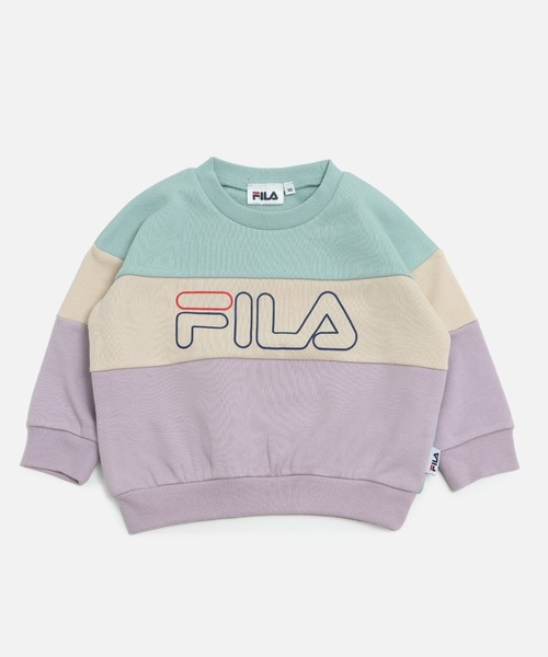 FILA(フィラ)の「FILA / フィラ ロゴトレーナー(スウェット・キッズ・I/G/B/H/A/F/E/C/D・130cm/120cm/110cm/100cm/90cm/80cm)」の20枚目の写真