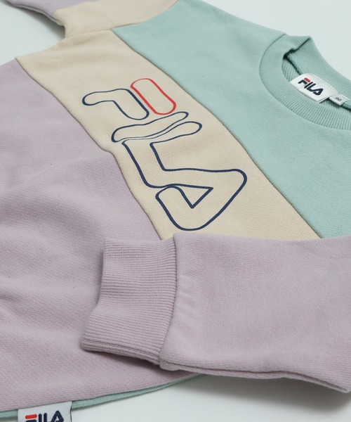 FILA(フィラ)の「FILA / フィラ ロゴトレーナー(スウェット・キッズ・I/G/B/H/A/F/E/C/D・130cm/120cm/110cm/100cm/90cm/80cm)」の22枚目の写真
