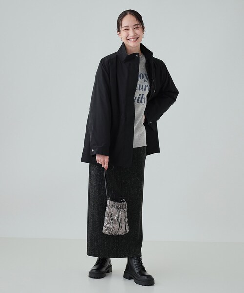 SHOO・LA・RUE（シューラルー）の「◆コーデのアクセントに ギャザーミニショルダーバッグ（ショルダーバッグ・レディース・シルバー/ブラック/ブロンズ・00）」の15枚目の写真