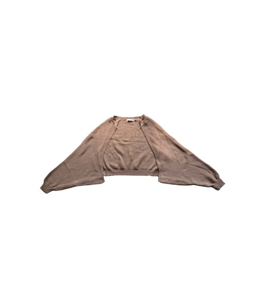 United store（ユナイテッドストア）の「ドロップショルダーニットカーディガン（カーディガン/ボレロ・レディース・ベージュ/アイボリー/ブラック・FREE）」の5枚目の写真