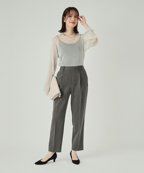 Cutie Blonde（キューティーブロンド）の「インナーでも一枚でも ラメシアートップス（Tシャツ/カットソー・レディース・ブラック/ホワイト系/ブルー・03/02/04）」の17枚目の写真