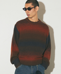JOURNAL STANDARD | ブラッシュド グラデーションボーダーニット(ニット/セーター)