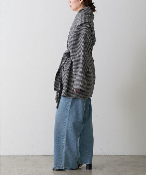 GALLARDAGALANTE(ガリャルダガランテ)の「リバーショールコート(その他アウター・レディース・ブラック/ベージュ/キャメル・FREE)」の16枚目の写真