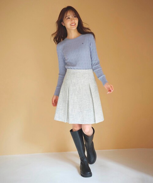 【セール】【洗える】ケーブル ニット（ニット/セーター）｜Feroux（フェルゥ）