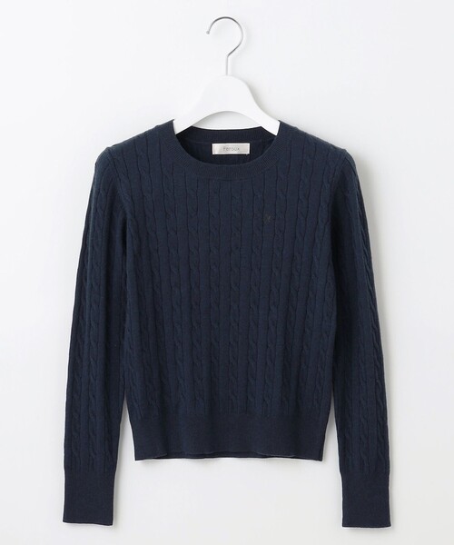 【セール】【洗える】ケーブル ニット（ニット/セーター）｜Feroux（フェルゥ）