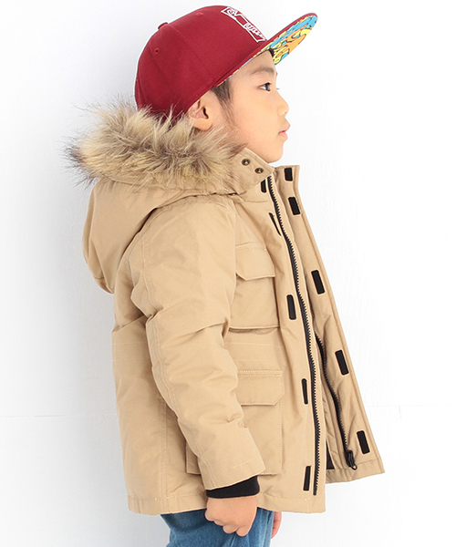 B:MING by BEAMS(ビーミングバイビームス)の「<VERY12月号掲載>ビーミング by ビームス / 3wayフード付きダウンコート(ダウンジャケット/コート・キッズ・ベージュ/サックスブルー・100/110/120/130/140/150/90)」の21枚目の写真