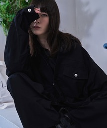 Nora Lily（ノラリリー）の「【Nora Lily】Tuck Arm Big Blouson (UNISEX)（デニムジャケット）」