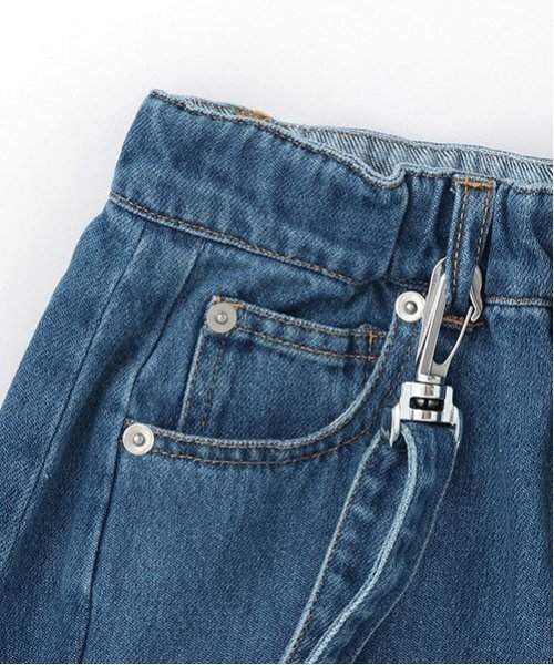 by LOVEiT（バイラビット）の「サスペンダーつきデニムパンツ（デニムパンツ・キッズ・ブラック/ネイビー・120cm/130cm/140cm/150cm/160cm）」の8枚目の写真