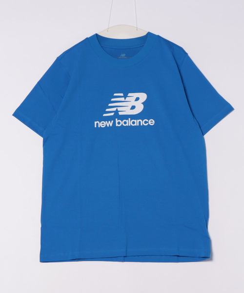 NEW BALANCE(ニューバランス)の「New Balance ニューバランス M NB Stacked Logo Tシャツ ショートスリーブ MT41502BUL BUL(Tシャツ/カットソー・メンズ・ブルー・X-LARGE/LARGE/MEDIUM/XX-LARGE/SMALL)」の1枚目の写真