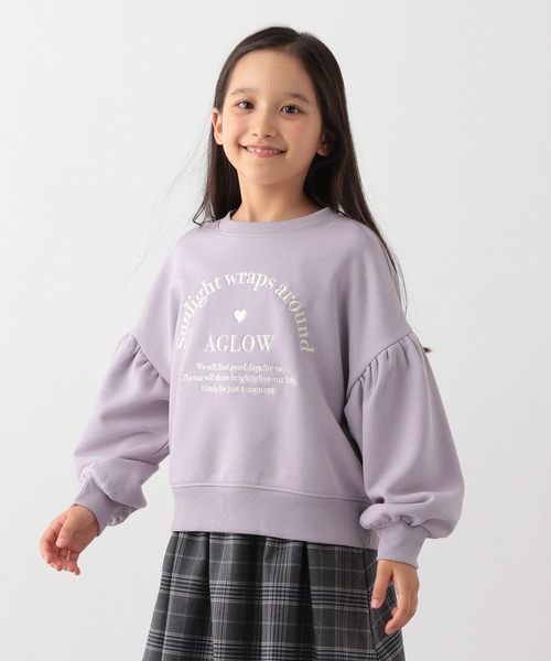 GLOBAL WORK Smile Seed Store(グローバルワーク スマイルシードストア)の「裏毛ガールズプリントプルオーバー/キッズ/115343(Tシャツ/カットソー・キッズ・ブラック/ホワイト系その他7/オフホワイト/ピンクベージュ/パープル系その他2/ホワイト・150cm/110cm/130cm/120cm/100cm/140cm)」の5枚目の写真