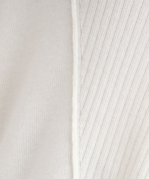 【セール】【洗える／ウール混】アシンメトリーデザインニット（ニット/セーター）｜INDIVI（インディヴィ）