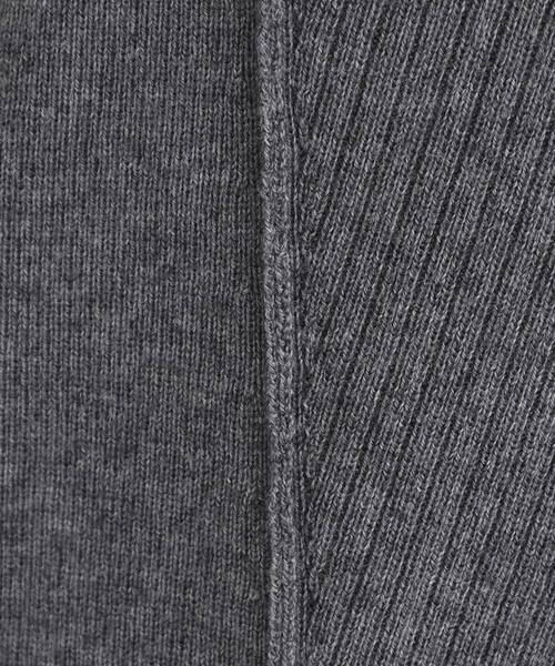 【セール】【洗える／ウール混】アシンメトリーデザインニット（ニット/セーター）｜INDIVI（インディヴィ）