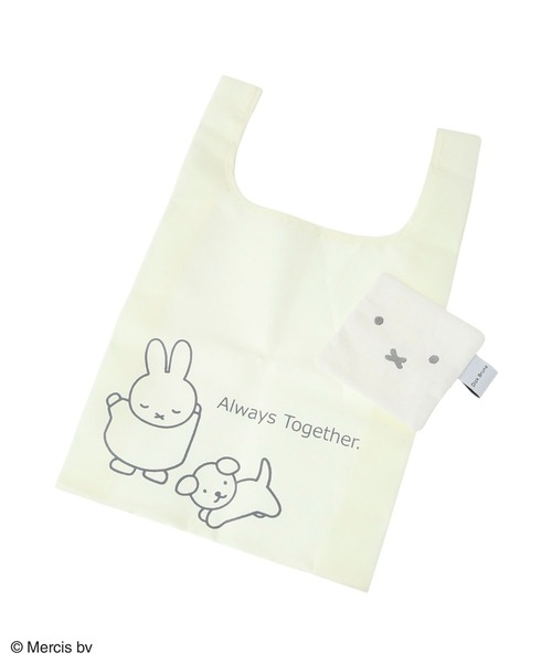 Green Parks(グリーンパークス)の「Miffy/エコBag(エコバッグ/サブバッグ・レディース・パープル/ブルー/ホワイト系その他2・FREE)」の1枚目の写真