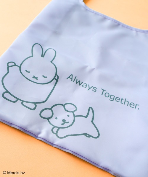 Green Parks(グリーンパークス)の「Miffy/エコBag(エコバッグ/サブバッグ・レディース・パープル/ブルー/ホワイト系その他2・FREE)」の17枚目の写真