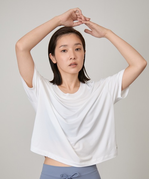 Vuori（ヴオリ）の「【Vuori】Energy Tee エナジーTシャツ（Tシャツ/カットソー・レディース・ホワイト/ベージュ系その他/ブルー系その他/ブラック系その他・M）」の20枚目の写真