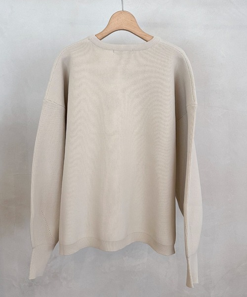 Doux archives（ドゥアルシーヴ）の「ハイツイストクルーニット（ニット/セーター・レディース・アイボリー/ブラック/グリーン/レッド・FREE）」の21枚目の写真