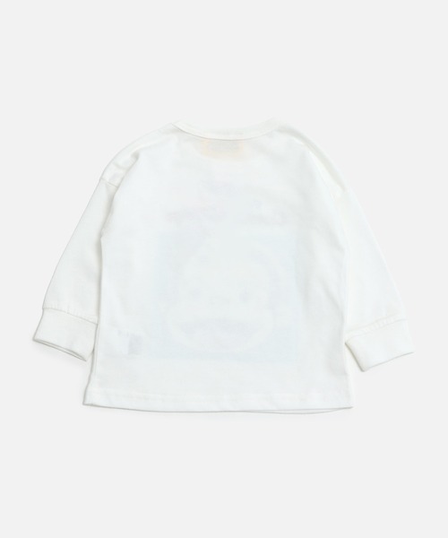 chil2(チルツー)の「おさるのジョージ 長袖Tシャツ(Tシャツ/カットソー・キッズ・チャコールグレー/ホワイト/ネイビー/ライトグリーン・80cm/130cm/120cm/100cm/110cm/90cm)」の14枚目の写真