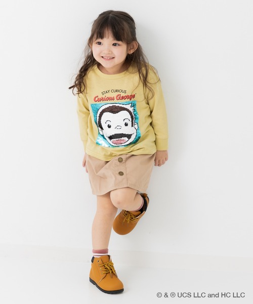 セール】おさるのジョージ 長袖Tシャツ（Tシャツ/カットソー