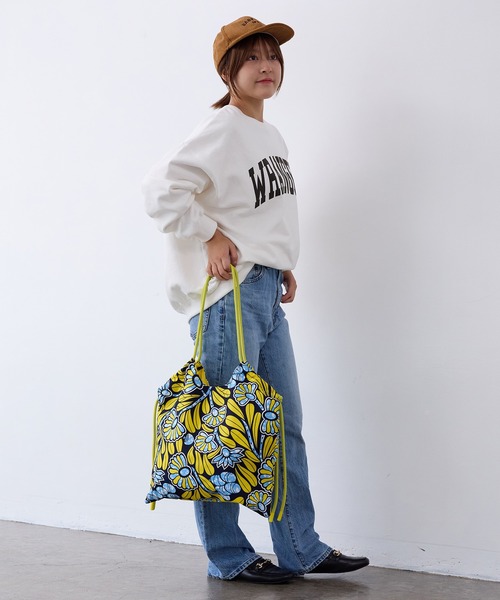 TOPKAPI COULEUR(トプカピクリュ)の「【TOPKAPI COULEUR】アフリカン柄 パラコード ハンドル トート バッグ(トートバッグ・レディース・パープル/グリーン/ブルー/イエロー/ロイヤルブルー・FREE)」の19枚目の写真