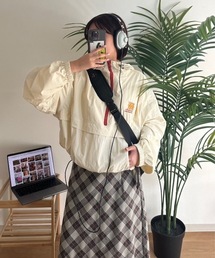 nemne store（ネンネストア）の「【keel】配色ドローコードナイロンテックアノラック（ブルゾン）」